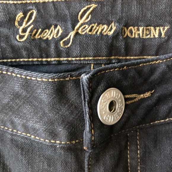 GUESS JEANS DOHENY SIZE 32 Black - Picture 3 of 4